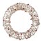 18 Inch Prelit Champagne Gold Glittered Rattan Berry Christmas Wreath